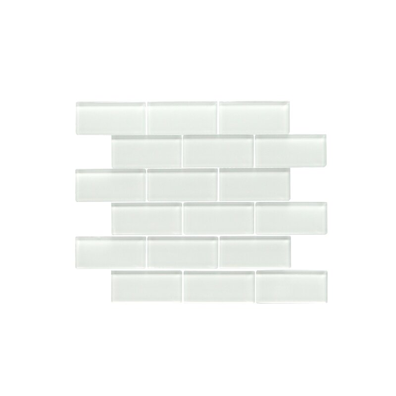 Premium 2 X 4 Glass Subway Tile Reviews Joss Main   Premium 2%2522 X 4%2522 Glass Subway Tile 